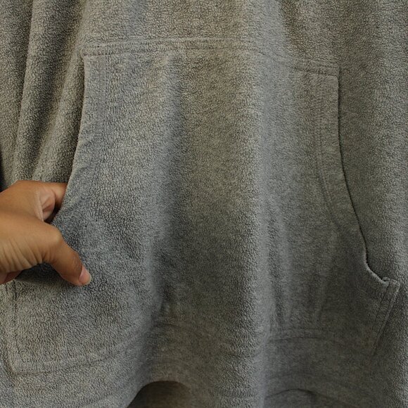 'Looney Tunes' gray quarter zip fleece pull over Tweety hoodie jacket - Picture 2 of 7